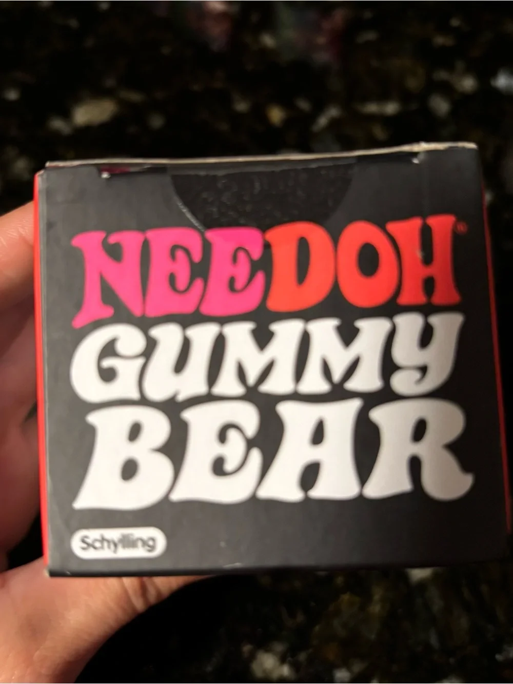 Schylling NeeDoh Gummy Bear Squishy Fidget Toy Blue